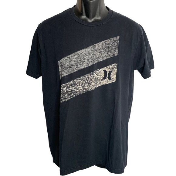 Hurley Other - Hurley Crewneck Short Sleeve T Shirt M Black Graphic Cotton Pullover Skate Surf